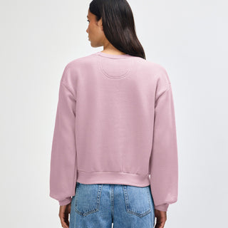 American Apparel RF494 Boxy Cropped Crewneck (Blush)