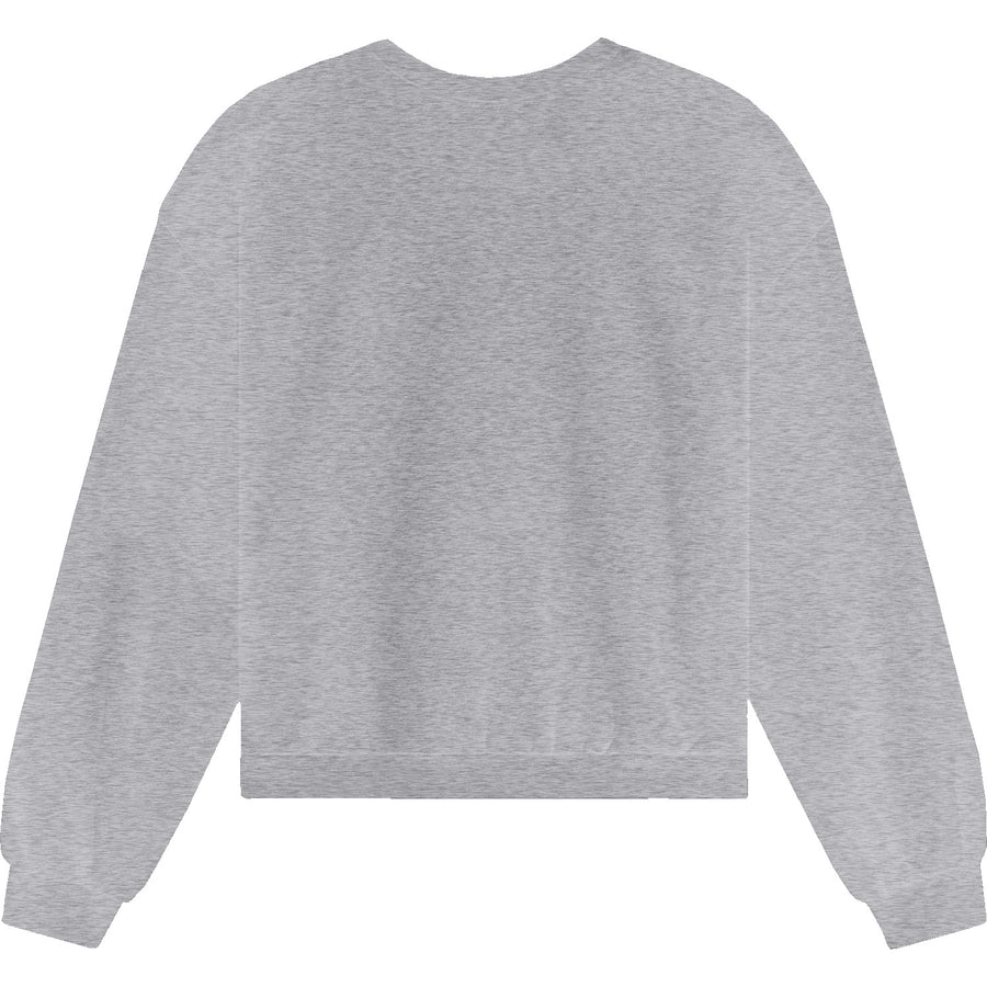 American Apparel RF494 Boxy Cropped Crewneck (Heather Grey)
