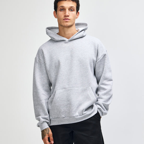 American Apparel RF498 Hoodie (Heather Grey)