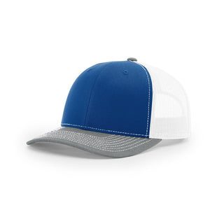 Richardson Trucker (Royal/White/Heather Grey)