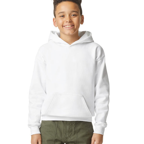 Gildan Softstyle SF500B Hoodie (White)