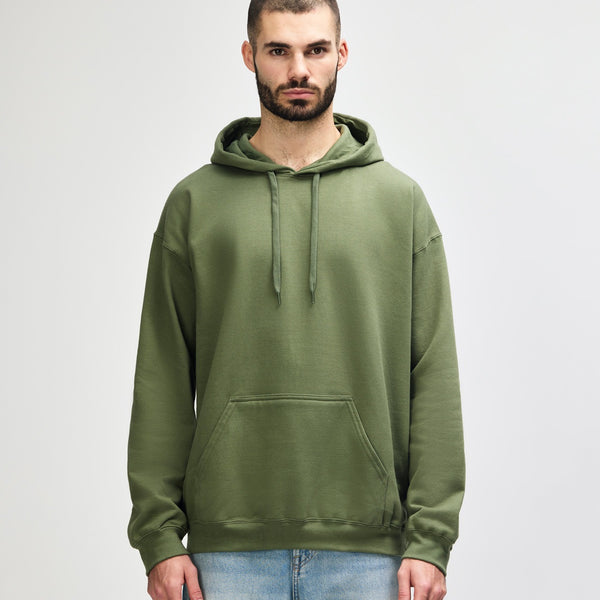 Gildan Softstyle SF500 Hoodie (Military Green)
