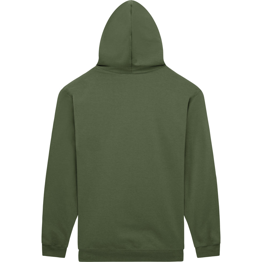 Gildan Softstyle SF500 Hoodie (Military Green)