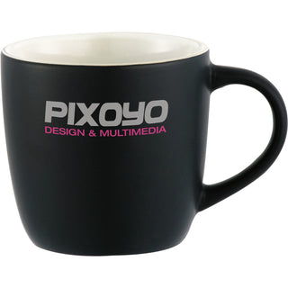 Printwear Riviera Electric 11oz Ceramic Mug (Black w/White Lining)