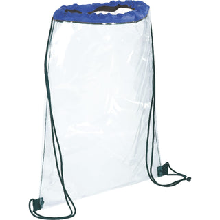 Printwear Rally Clear Drawstring Bag (Royal)