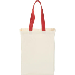 Printwear Nebraska 5oz Cotton Canvas Grocery Tote (Red)