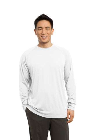 Sport-Tek Long Sleeve Ultimate Performance Crew (White)