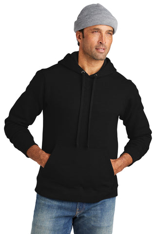 Volunteer Knitwear Chore Fleece Pullover Hoodie (Deep Black)