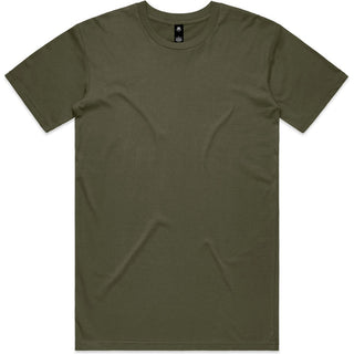 AS Colour 5001 Staple Tee Army - Front View | color:Army|view:front