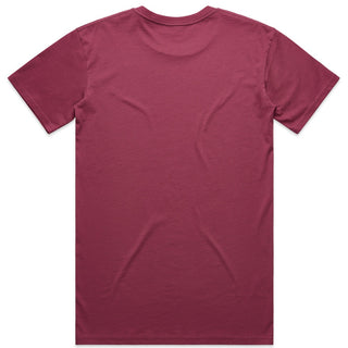 AS Colour 5001 Staple Tee Berry - Back View | color:Berry|view:back