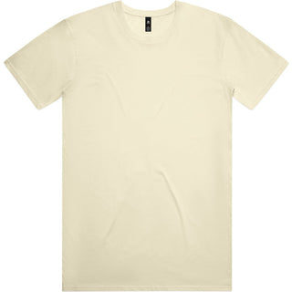 AS Colour 5001 Staple Tee Butter - Front View | color:Butter|view:front