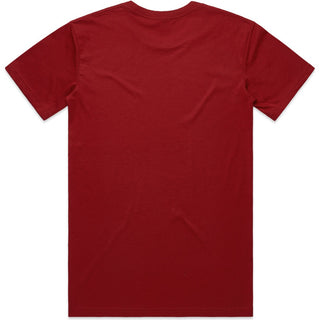 AS Colour 5001 Staple Tee Cardinal - Back View | color:Cardinal|view:back