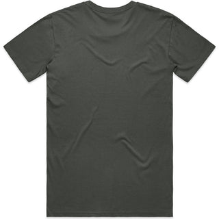 AS Colour 5001 Staple Tee Charcoal - Back View | color:Charcoal|view:back