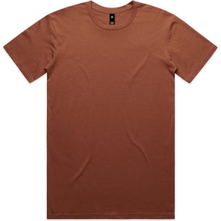 AS Colour 5001 Staple Tee Clay - Front View | color:Clay|view:front
