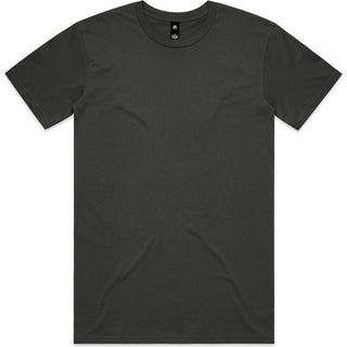 AS Colour 5001 Staple Tee Coal - Front View | color:Coal|view:front