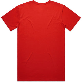 AS Colour 5001 Staple Tee Fire - Back View | color:Fire|view:back