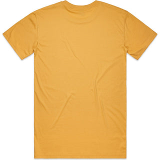 AS Colour 5001 Staple Tee Mustard - Back View | color:Mustard|view:back