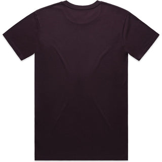 AS Colour 5001 Staple Tee Plum - Back View | color:Plum|view:back