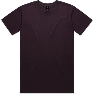 AS Colour 5001 Staple Tee Plum - Front View | color:Plum|view:front