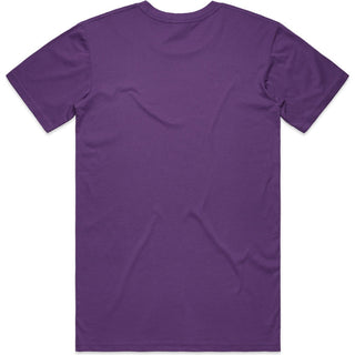 AS Colour 5001 Staple Tee Purple - Back View | color:Purple|view:back