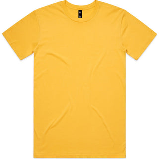 AS Colour 5001 Staple Tee Yellow - Front View | color:Yellow|view:front