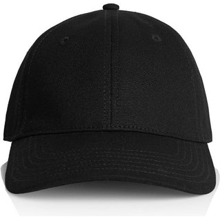 AS Colour 1131 Access Canvas Cap - Front View | color:Black|view:front