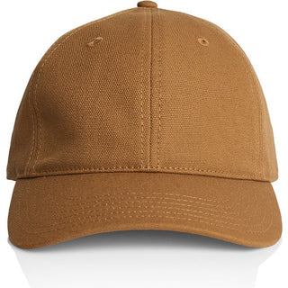 AS Colour 1131 Access Canvas Cap - Front View | color:Camel|view:front