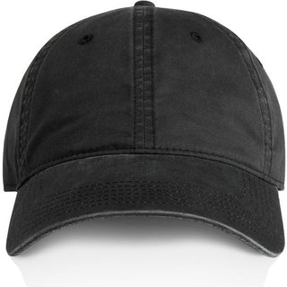 AS Colour 1134 Access Faded Cap - Front View | color:Faded Black|view:front