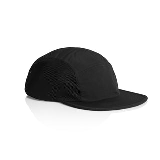 AS Colour 1180 Active Finn Cap - Side view | color:Black|view:side