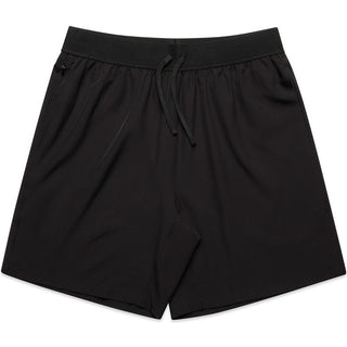 AS Colour 5621 Active Pro Shorts 18" - Front View | color:Black|view:front