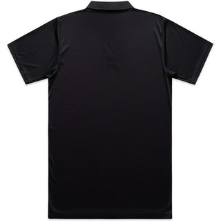 AS Colour 5425 Active Work Polo - Back View | color:Black|view:back