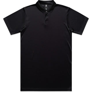 AS Colour 5425 Active Work Polo - Front View | color:Black|view:front