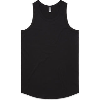 AS Colour 5004 Authentic Singlet - Front View | color:Black|view:front
