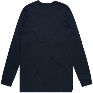 AS Colour 5029 Base L/S Tee - Back View | color:Navy|view:back