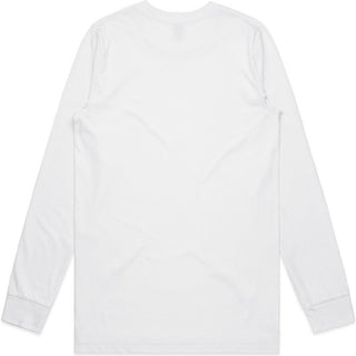 AS Colour 5029 Base L/S Tee - Back View | color:White|view:back