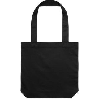 AS Colour 1007 Basic Tote - Front View | color:Black|view:front