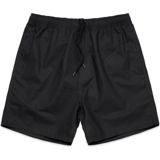 AS Colour 5903 Beach Shorts 17" - Front View | color:Black|view:front