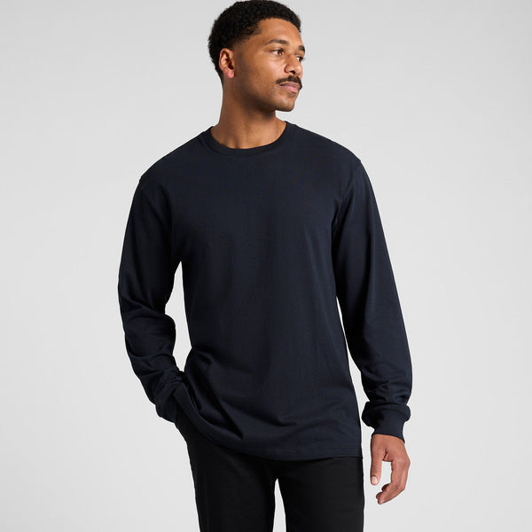 AS Colour Block L/S Tee | 5054 (Bone)