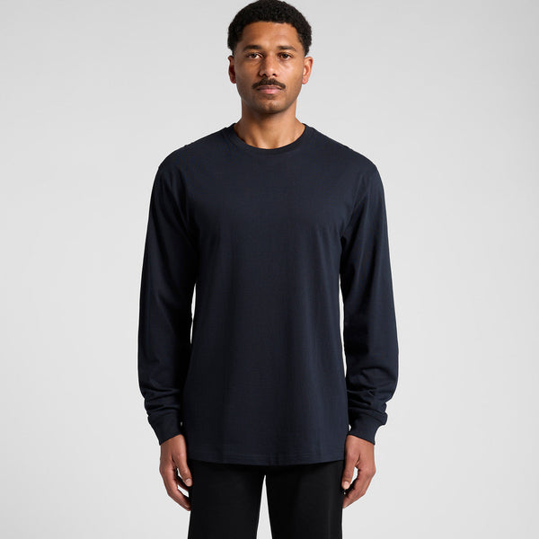 AS Colour Block L/S Tee | 5054 (Black)
