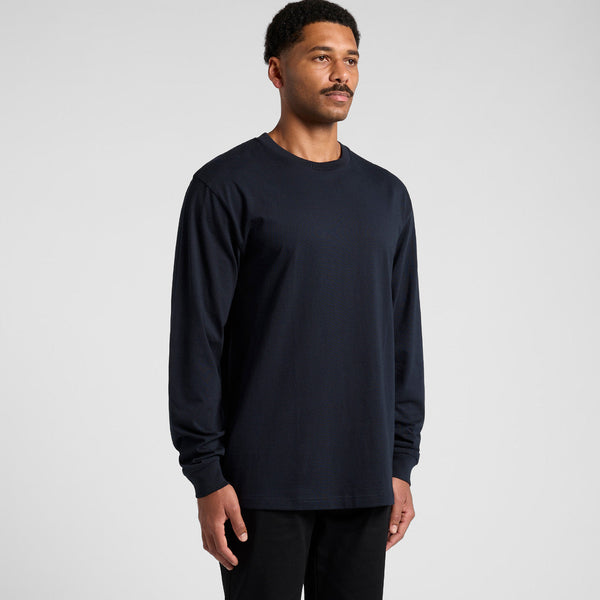 AS Colour Block L/S Tee | 5054 (Black)