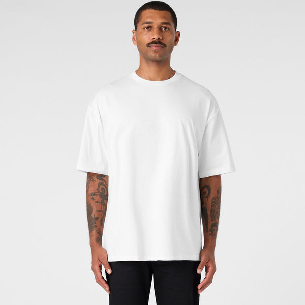 AS Colour Block Oversized Tee | 5052 (White)