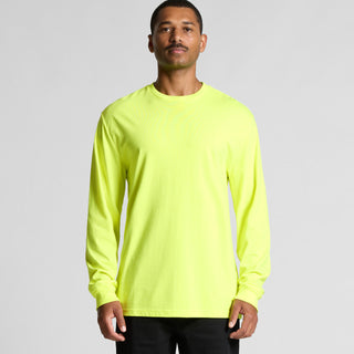 AS Colour Block Safety L/S Tee | 5054F (Safety Orange)