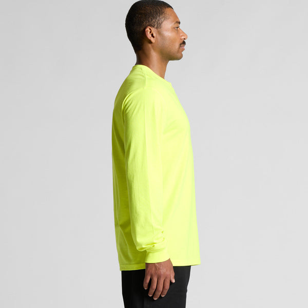AS Colour Block Safety L/S Tee | 5054F (Safety Orange)