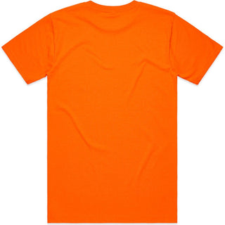 AS Colour 5050F Block Safety Tee - Back View | color:Safety Orange|view:back