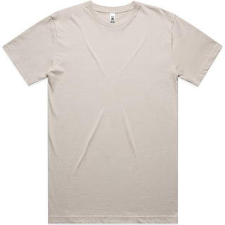 AS Colour 5050T Block Tubular Tee - Front View | color:Bone|view:front