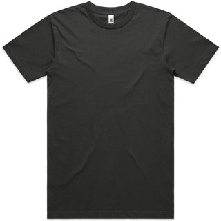 AS Colour 5050T Block Tubular Tee - Front View | color:Coal|view:front