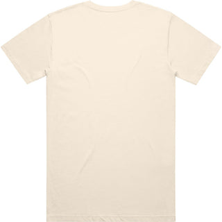 AS Colour 5050T Block Tubular Tee - Back View | color:Ecru|view:back