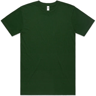 AS Colour 5050T Block Tubular Tee - Front View | color:Forest Green|view:front