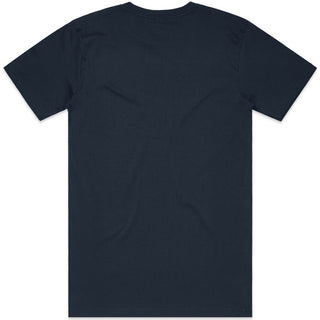 AS Colour 5050T Block Tubular Tee - Back View | color:Navy|view:back