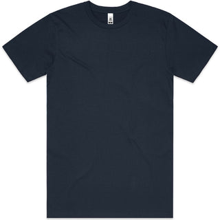 AS Colour 5050T Block Tubular Tee - Front View | color:Navy|view:front